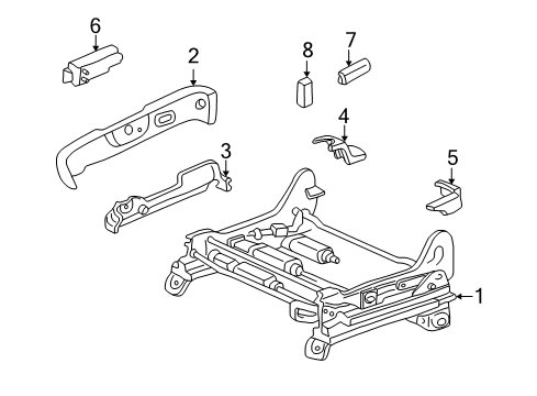 1997 Toyota Camry Power Seats Diagram