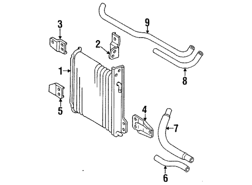 1992 Toyota Land Cruiser Trans Oil Cooler Diagram