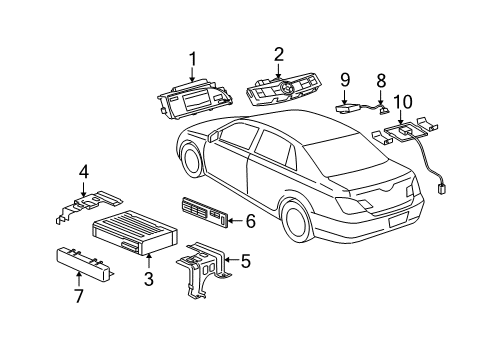 2005 Toyota Avalon Navigation System Diagram