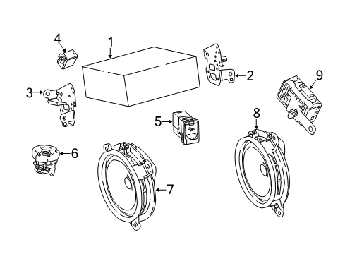 2018 Toyota C-HR Sound System Diagram