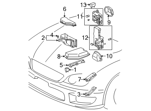 Relay, Light Control Diagram for 85916-30060