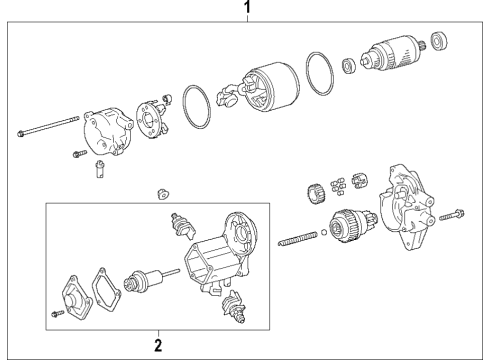 2022 Toyota Tacoma Starter Diagram