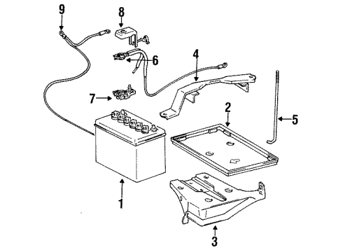 1993 Toyota Corolla Battery Diagram