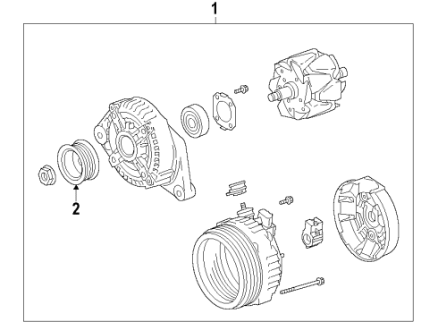 2017 Toyota Highlander Alternator Diagram