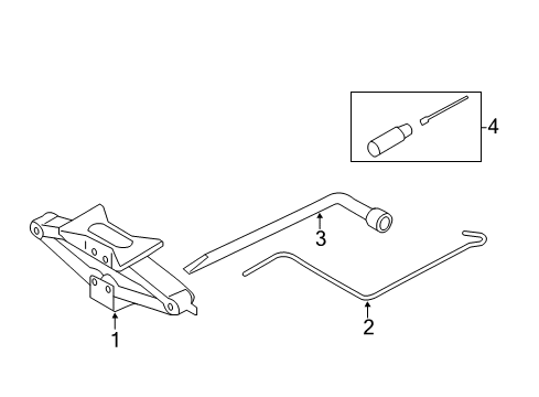 2016 Scion FR-S Jack & Components Diagram
