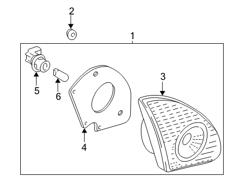 2007 Toyota Corolla Backup Lamps Diagram