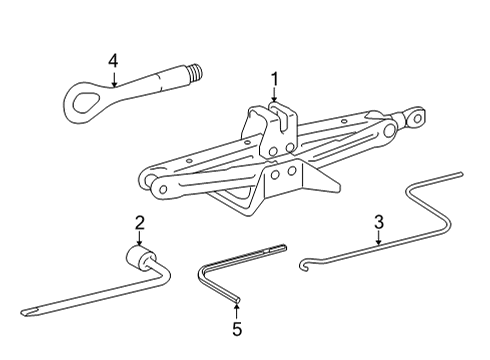 Wrench, Hub Nut Box Diagram for 09150-50040