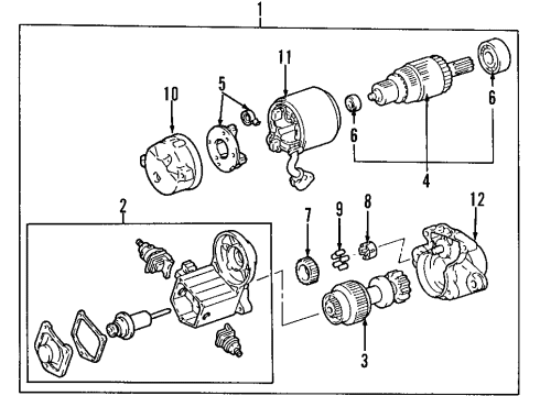2004 Toyota RAV4 Starter Diagram