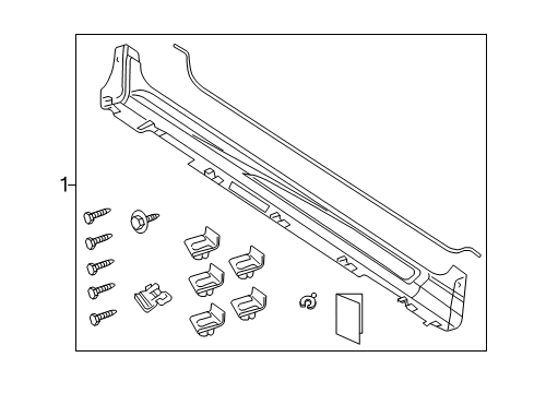 2011 Scion xB Pillars, Rocker & Floor - Spoiler Diagram