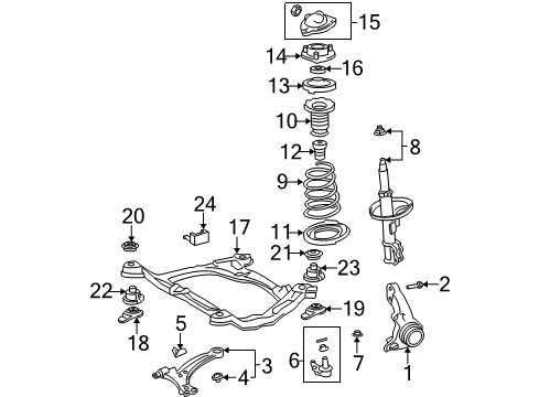 Nut (For Front Lower Ball Joint Passenger Side) Diagram for 90179-12052
