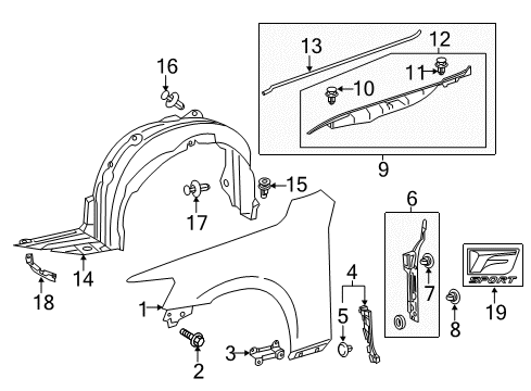Screw, With Washer Tapping Diagram for 90159-60507