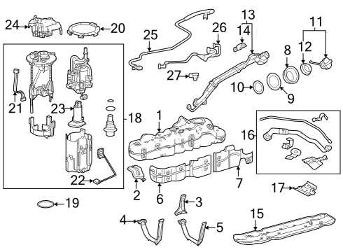 2024 Toyota Sequoia Fuel System Components Diagram