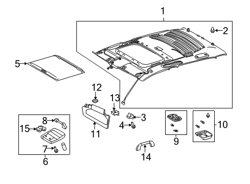 2013 Toyota Tundra Sunroof Diagram