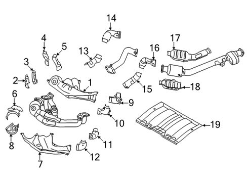2022 Toyota GR86 Heat Shields Diagram
