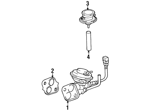 1997 Toyota Corolla EGR System Diagram