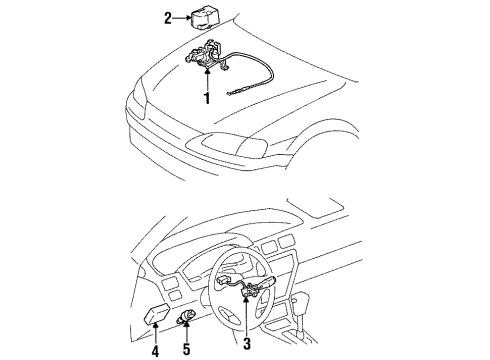 1996 Toyota Paseo Cruise Control System Diagram