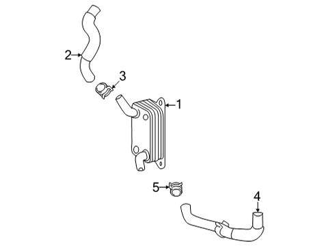2022 Toyota Corolla Cross Trans Oil Cooler Diagram