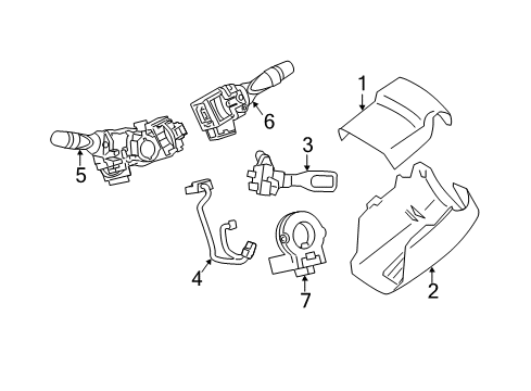 2007 Toyota Camry Switches Diagram 6 - Thumbnail
