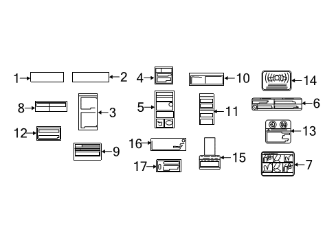 2020 Toyota Sienna Information Labels Diagram