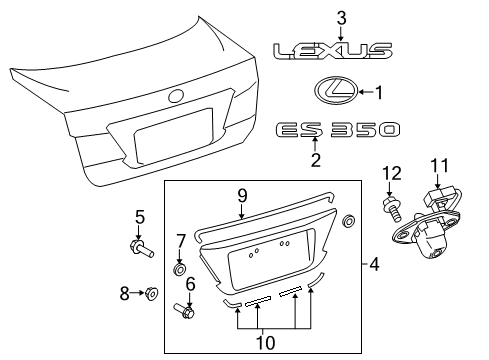 Bolt, With Washer Diagram for 90119-05021