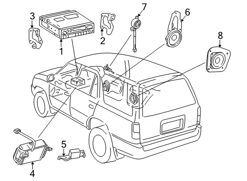 1996 Toyota 4Runner Sound System Diagram