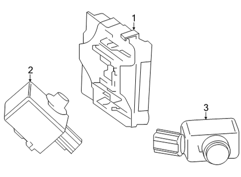 2022 Toyota Corolla Cross Electrical Components Diagram