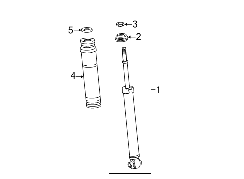 2018 Toyota Corolla iM Shocks & Components - Rear Diagram