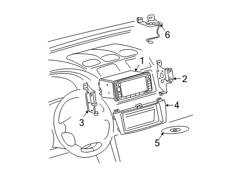 2004 Toyota Solara Navigation System Diagram