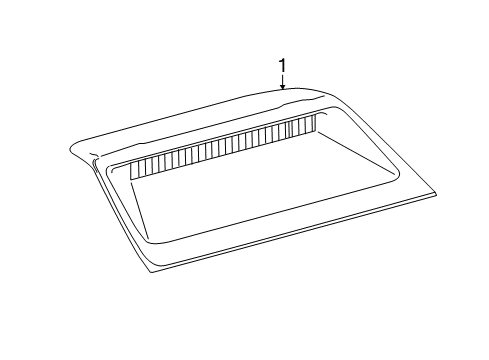 2022 Toyota Camry High Mount Lamps Diagram