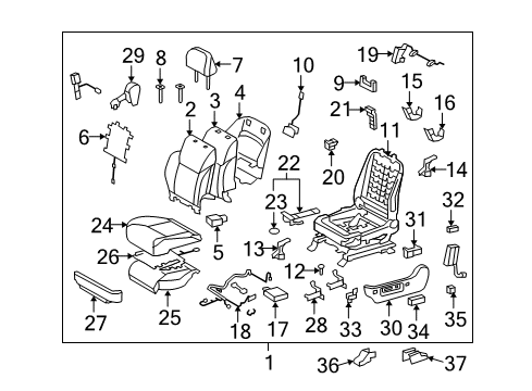 Filter, Air Diagram for 88921-60010