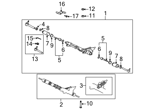 Nut, Hexagon Diagram for 90170-20003