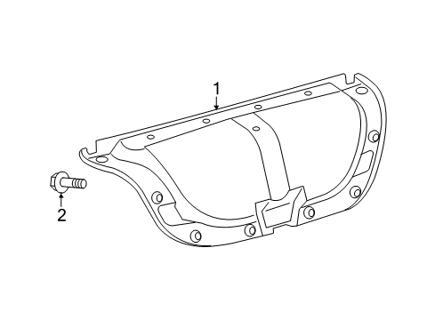 2012 Toyota Camry Interior Trim - Trunk Lid Diagram 2 - Thumbnail