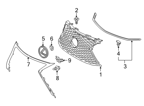 Screw, Pan Tapping Diagram for 90167-30019