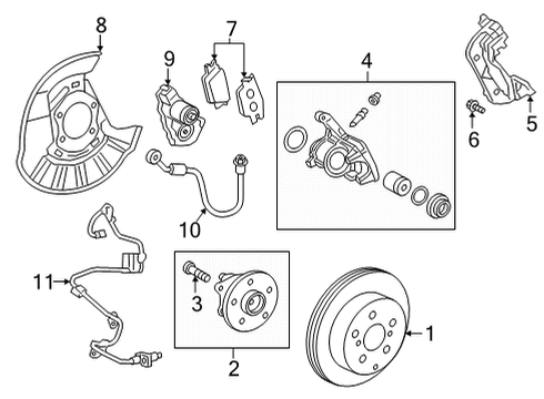 2022 Toyota Corolla Cross Parking Brake Diagram