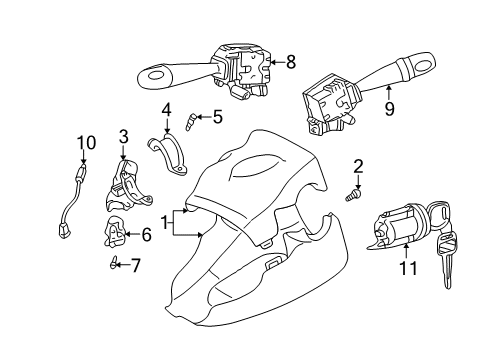 2004 Toyota Echo Ignition Lock Diagram