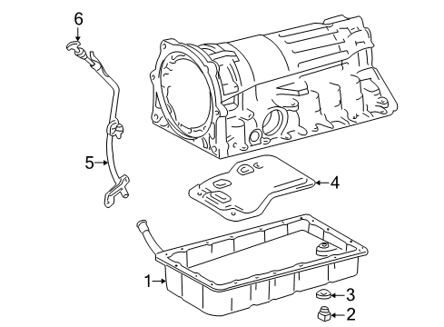 2005 Toyota Land Cruiser Transaxle Parts Diagram