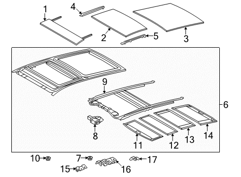 2014 Toyota Venza Sunroof Diagram