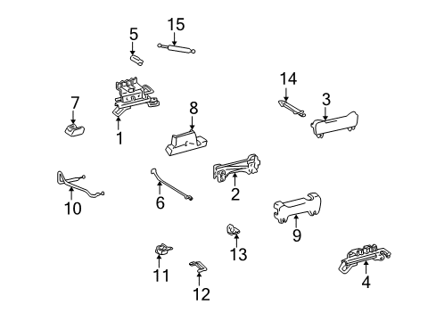 Band Assembly, Fold Seat Stopper Diagram for 78960-60070-B1