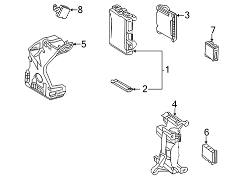 2022 Toyota Sienna Controls  Diagram 1 - Thumbnail