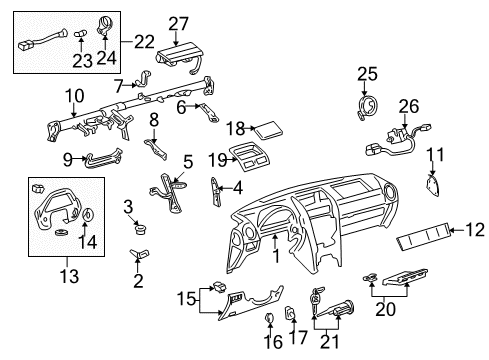 Coil, Transponder Key Diagram for 89782-41010