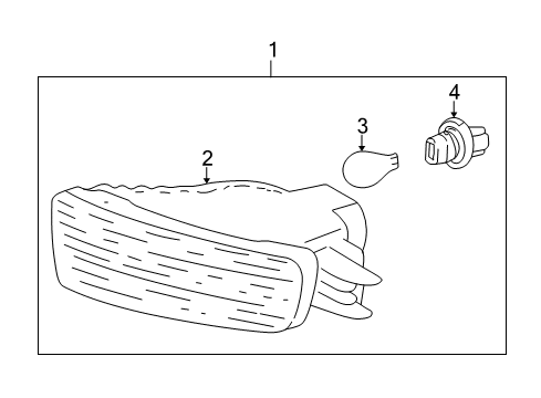 2004 Toyota Tacoma Signal Lamps Diagram 2 - Thumbnail