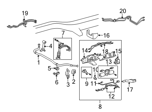 Cap, Service Valve Diagram for 88375-60010