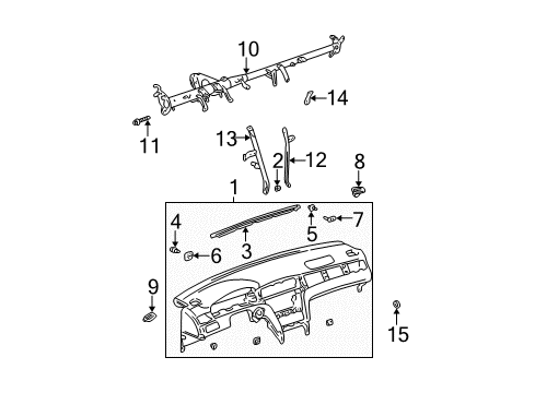Bolt, With Washer Diagram for 90080-11398
