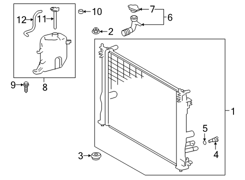 Nut, Flange Diagram for 90178-06027