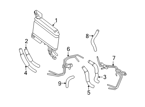 2004 Toyota Avalon Trans Oil Cooler Diagram