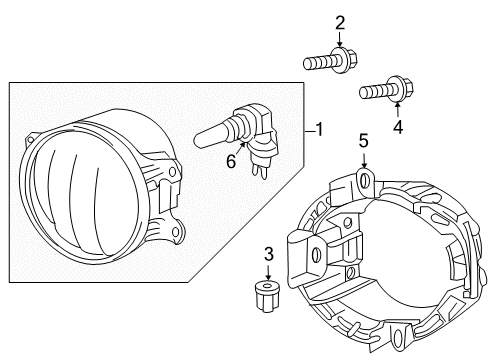 2008 Toyota RAV4 Fog Lamps Diagram