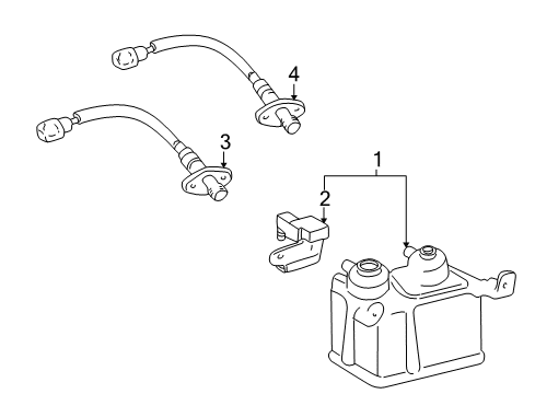 1996 Toyota 4Runner Emission Components Diagram