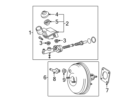 2004 Toyota Matrix Dash Panel Components Diagram