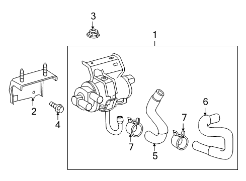 Bolt, Flange Diagram for 90105-A0069