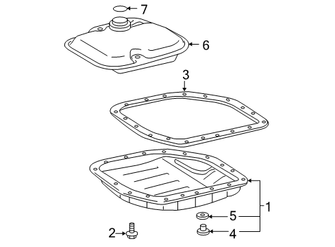 2013 Toyota Corolla Transaxle Parts Diagram